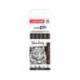 ROTULADOR MARCA UNIBALL PIN SKETCHING COLOR NEGRO BLISTER DE 5 UNIDADES