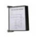 PORTACATALOGO DE PARED MARCA TARIFOLD PRO CON 10 FUNDAS A4 POLIPROPILENO EASY LOAD COLOR NEGRO 355X430X170 MM