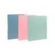 CARPETA DE 2 ANILLAS 30 MM REDONDAS MARCA EXACOMPTA AUTENTIK DIN A4+ CARTON RECICLADO FORRADO COLORES SURTIDOS