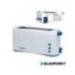 TOSTADOR MARCA BLAUPUNKT BOCA ANCHA 220V-1000W TERMOSTATO 6 NIVELES BOTON PARADA COLOR BLANCO
