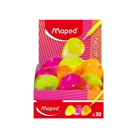 SACAPUNTAS MARCA MAPED PLASTICO IGLOO 1 USO NEON