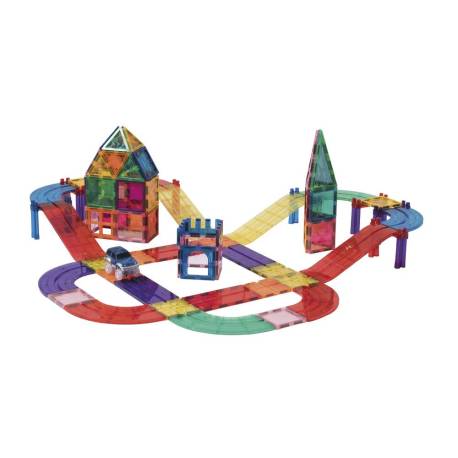 JUEGO DIDACTICO MARCA AMAYA CIRCUITO DE COCHES MAGNETICO 108 PIEZAS