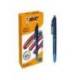 BOLIGRAFO MARCA BIC CUATRO COLORES SMOOTH DROP COLOR AZUL