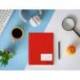 LIBRETA MARCA LIDERPAPEL SMART A5 PLUS 32 HOJAS 75G/M2 HORIZONTAL CON MARGEN