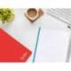 CUADERNO ESPIRAL MARCA LIDERPAPEL A4 MICRO WITTY TAPA DURA 120H 90GR HORIZONTAL 8MM 5 BANDAS 4 TALADROS COLORES SURTIDOS