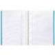 CUADERNO ESPIRAL MARCA LIDERPAPEL A4 MICRO SMART TAPA BLANDA 80H 75GR HORIZONTAL 7MM DOBLE MARGEN 4 TALADROS COLORES