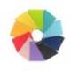 CUADERNO ESPIRAL MARCA LIDERPAPEL DIN A5 WITTY TAPA DURA 80H 90GR CUADRO 4MM CON MARGEN COLORES SURTIDOS