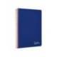 CUADERNO ESPIRAL MARCA LIDERPAPEL DIN A5 WITTY TAPA DURA 80H 90GR CUADRO 4MM CON MARGEN COLOR AZUL MARINO