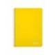 CUADERNO ESPIRAL MARCA LIDERPAPEL DIN A5 WITTY TAPA DURA 80H 90GR CUADRO 4MM CON MARGEN COLOR AMARILLO