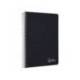 CUADERNO ESPIRAL MARCA LIDERPAPEL DIN A5 WITTY TAPA DURA 80H 90GR CUADRO 4MM CON MARGEN COLOR NEGRO