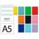CUADERNO ESPIRAL MARCA LIDERPAPEL DIN A5 SMART TAPA BLANDA 80H 75GR RAYADO MONTESSORI 5MM COLORES SURTIDOS