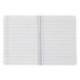 CUADERNO ESPIRAL MARCA LIDERPAPEL DIN A5 SMART TAPA BLANDA 80H 75GR RAYADO MONTESSORI 5MM COLORES SURTIDOS