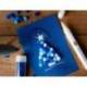 POMPONES DE COLORES MARCA LIDERPAPEL 1,5 CM TONALIDADES AZULES BOLSA CON 80 UNIDADES