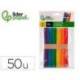 PALITOS DE MADERA MARCA LIDERPAPEL COLOR NATURAL 15 X 1,8 CM BOLSA CON 50 UNIDADES