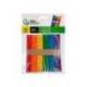 PALITOS DE MADERA LIDERPAPEL COLOR NATURAL 11,4 X 1 CM BOLSA CON 50 UNIDADES