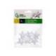 FIGURA DE ESPUMA BLANCA MARCA LIDERPAPEL ESTRELLA DE 4 CM BOLSA CON 6 UNIDADES