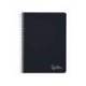 CUADERNO ESPIRAL MARCA LIDERPAPEL DIN A4 WITTY TAPA DURA 80H 90GR PAUTA 3,5MM CON MARGEN COLOR NEGRO