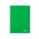 CUADERNO ESPIRAL MARCA LIDERPAPEL DIN A4 WITTY TAPA DURA 80H 90GR PAUTA 2,5MM CON MARGEN COLOR VERDE