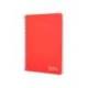 CUADERNO ESPIRAL MARCA LIDERPAPEL DIN A4 WITTY TAPA DURA 80H 90GR PAUTA 2,5MM CON MARGEN COLOR ROJO
