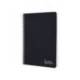 CUADERNO ESPIRAL MARCA LIDERPAPEL DIN A4 WITTY TAPA DURA 80H 90GR RAYADO HORIZONTAL CON MARGEN COLOR NEGRO