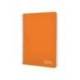 CUADERNO ESPIRAL MARCA LIDERPAPEL DIN A4 WITTY TAPA DURA 80H 90GR RAYADO HORIZONTAL CON MARGEN COLOR NARANJA