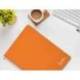 CUADERNO ESPIRAL MARCA LIDERPAPEL DIN A4 WITTY TAPA DURA 80H 90GR RAYADO HORIZONTAL CON MARGEN COLOR NARANJA