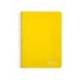 CUADERNO ESPIRAL MARCA LIDERPAPEL DIN A4 WITTY TAPA DURA 80H 90GR RAYADO HORIZONTAL CON MARGEN COLOR AMARILLO