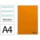 CUADERNO ESPIRAL MARCA LIDERPAPEL DIN A4 SMART TAPA BLANDA 80H 75GR PAUTA 2,5MM CON MARGEN COLOR NARANJA