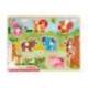 PUZLE INFANTIL MARCA IMAGINOVO MADERA ANIMALES +18 MESES 9 PIEZAS 30X22,5X1,5CM