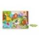 PUZLE INFANTIL MARCA IMAGINOVO MADERA 3D ANIMALES +12 MESES 8 PIEZAS 29,5X22X1,7CM