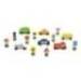 JUEGO INFANTIL MARCA IMAGINOVO MADERA VEHICULOS Y SEÑALES DE TRAFICO +3 AÑOS 16 PIEZAS 30X22X4CM