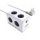 REGLETA MARCA Q-CONNECT ENCHUFE MULTIPLE 10 EN 1 CABLE 1,4 MT 6 TOMAS DE CORRIENTE+3 USB+1 USB TIPO C 140X76X87MM