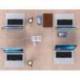 REGLETA MARCA Q-CONNECT ENCHUFE MULTIPLE 10 EN 1 CABLE 1,4 MT 6 TOMAS DE CORRIENTE+3 USB+1 USB TIPO C 140X76X87MM