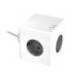 REGLETA MARCA Q-CONNECT DE CUBO ENCHUFE MULTIPLE POWER CUBE 6 EN 1 CABLE DE 1,4MT 3 TOMAS DE CORRIENTE+2 USB+1 USB C