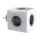 REGLETA MARCA Q-CONNECT DE CUBO ENCHUFE MULTIPLE POWER CUBE 5 EN 1 CABLE DE 1,4 MT 5 TOMAS DE CORRIENTE 75X75X112MM