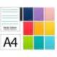 CUADERNO ESPIRAL MARCA LIDERPAPEL DIN A4 WITTY TAPA DURA 80H 90GR RAYADO MONTESSORI 3,5MM COLORES SURTIDOS