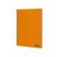 CUADERNO ESPIRAL MARCA LIDERPAPEL DIN A4 SMART TAPA BLANDA 80H 75GR CUADRO 4MM CON MARGEN COLOR NARANJA