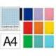 CUADERNO ESPIRAL MARCA LIDERPAPEL DIN A4 SMART TAPA BLANDA 80H 75GR MILIMETRADO 2MM COLORES SURTIDOS