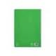 CUADERNO ESPIRAL MARCA LIDERPAPEL DIN A4 PAUTAGUIA TAPA DURA 80H 90 GR CUADRO PAUTADO 4MM COLOR VERDE