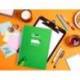 CUADERNO ESPIRAL MARCA LIDERPAPEL DI N A4 PAUTAGUIA TAPA BLANDA 80H 75 GR CUADRO PAUTADO 5MM COLOR VERDE