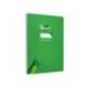 CUADERNO ESPIRAL MARCA LIDERPAPEL DI N A4 PAUTAGUIA TAPA BLANDA 80H 75 GR CUADRO PAUTADO 4MM COLOR VERDE