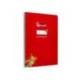 CUADERNO ESPIRAL MARCA LIDERPAPEL DI N A4 PAUTAGUIA TAPA BLANDA 80H 75 GR CUADRO PAUTADO 4MM COLOR ROJO