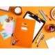 CUADERNO ESPIRAL MARCA LIDERPAPEL DI N A4 PAUTAGUIA TAPA BLANDA 80H 75 GR CUADRO PAUTADO 4MM COLOR NARANJA