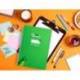 CUADERNO ESPIRAL MARCA LIDERPAPEL DI N A4 PAUTAGUIA TAPA BLANDA 80H 75 GR CUADRO PAUTADO 2,5MM COLOR VERDE