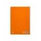 CUADERNO ESPIRAL MARCA LIDERPAPEL DI N A4 PAUTAGUIA TAPA BLANDA 80H 75 GR CUADRO PAUTADO 2,5MM COLOR NARANJA