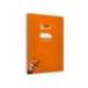 CUADERNO ESPIRAL MARCA LIDERPAPEL DI N A4 PAUTAGUIA TAPA BLANDA 80H 75 GR CUADRO PAUTADO 2,5MM COLOR NARANJA