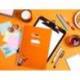CUADERNO ESPIRAL MARCA LIDERPAPEL DI N A4 PAUTAGUIA TAPA BLANDA 80H 75 GR CUADRO PAUTADO 2,5MM COLOR NARANJA