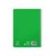 CUADERNO ESPIRAL MARCA LIDERPAPEL DI N A5 PAUTAGUIA TAPA DURA 80H 90 GR CUADRO PAUTADO 5MM COLOR VERDE