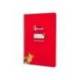 CUADERNO ESPIRAL MARCA LIDERPAPEL DI N A5 PAUTAGUIA TAPA DURA 80H 90 GR CUADRO PAUTADO 5MM COLOR ROJO