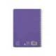 CUADERNO ESPIRAL MARCA LIDERPAPEL DI N A5 PAUTAGUIA TAPA DURA 80H 90 GR CUADRO PAUTADO 5MM COLOR LILA